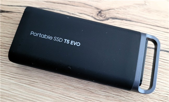 The Samsung T5 Evo portable SSD