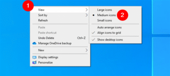 How to restore desktop icons in Windows 10