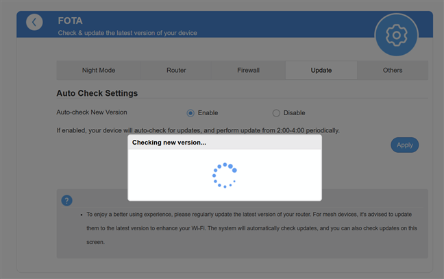 What firmware version did you say we're using?