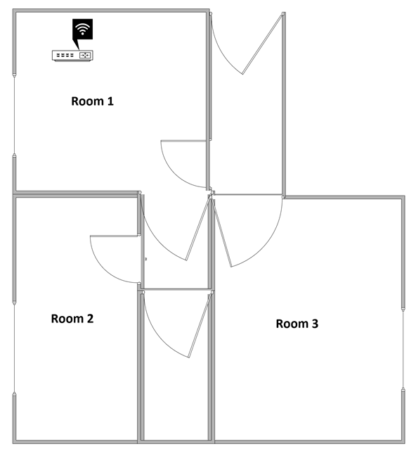 The apartment where I've tested the ZTE T5400