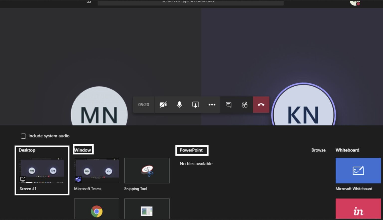 How to share your screen in Microsoft Teams