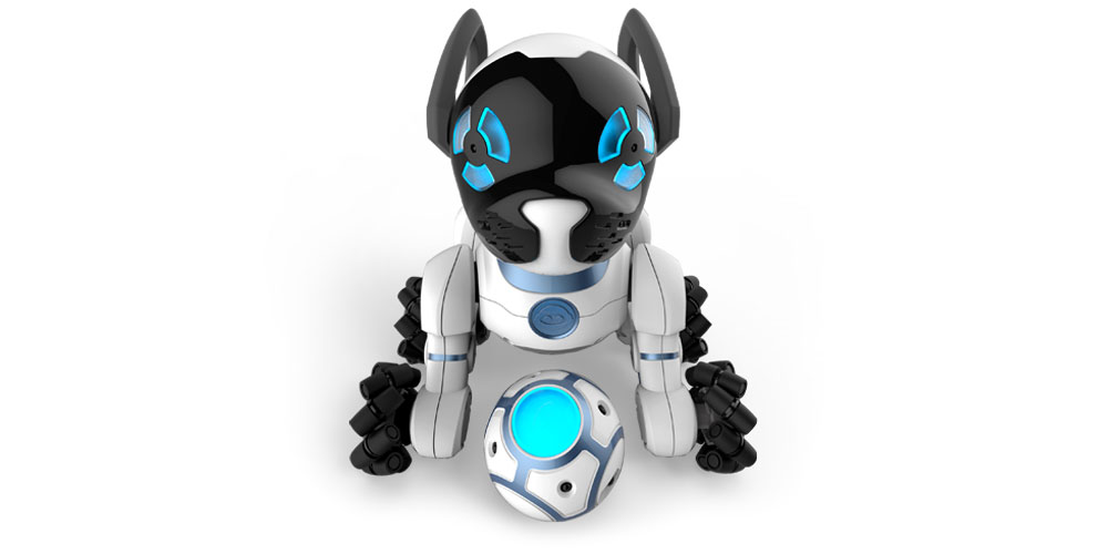 WowWee CHiP robot dog following its smart ball