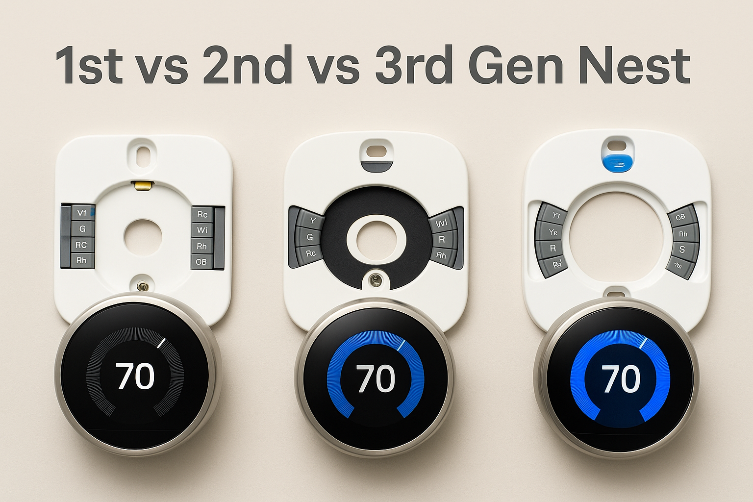 Nest Thermostat Generations Explained: 1st vs 2nd vs 3rd