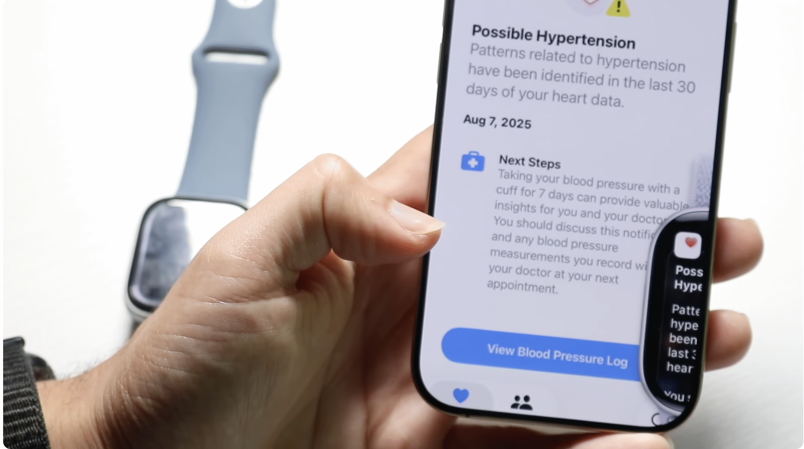 image of hand holding iphone