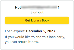 a screenshot of the button to borrow books