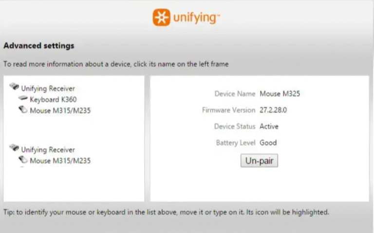How to Connect Logitech Unifying Receiver
