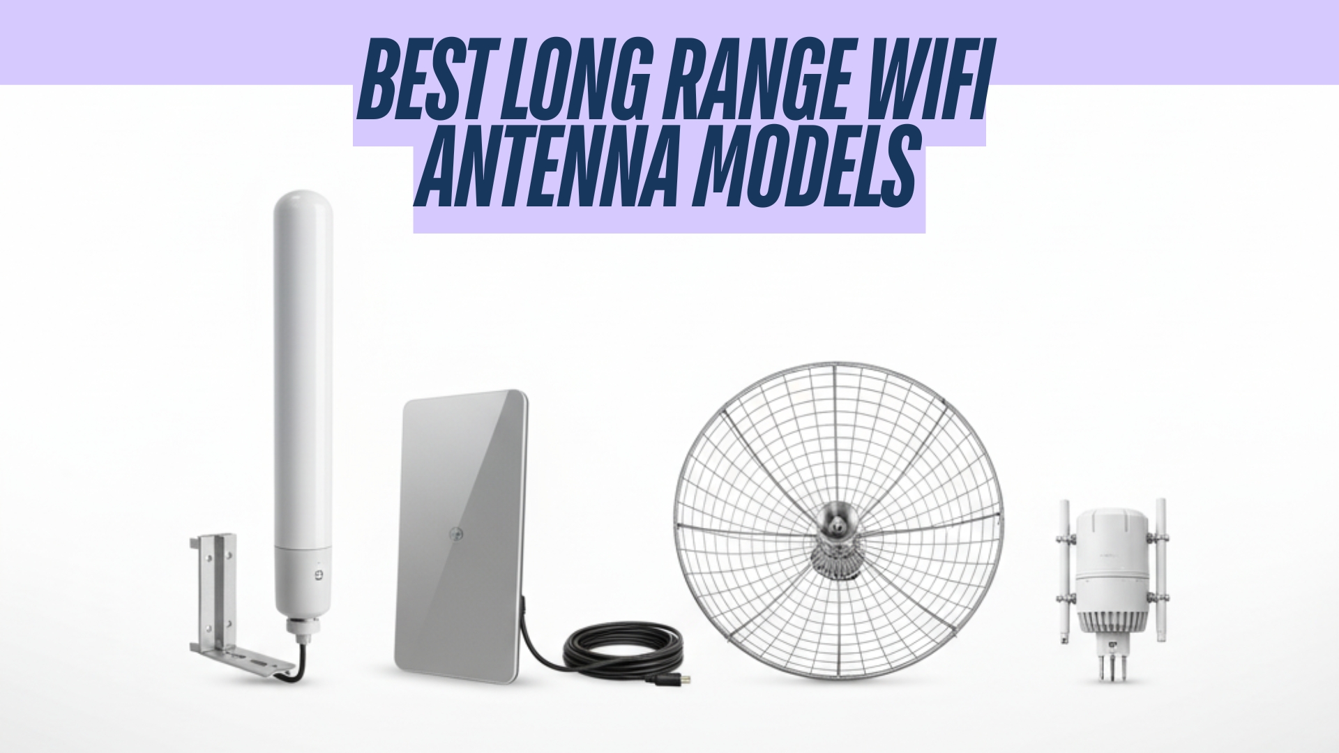 white background with many antenna