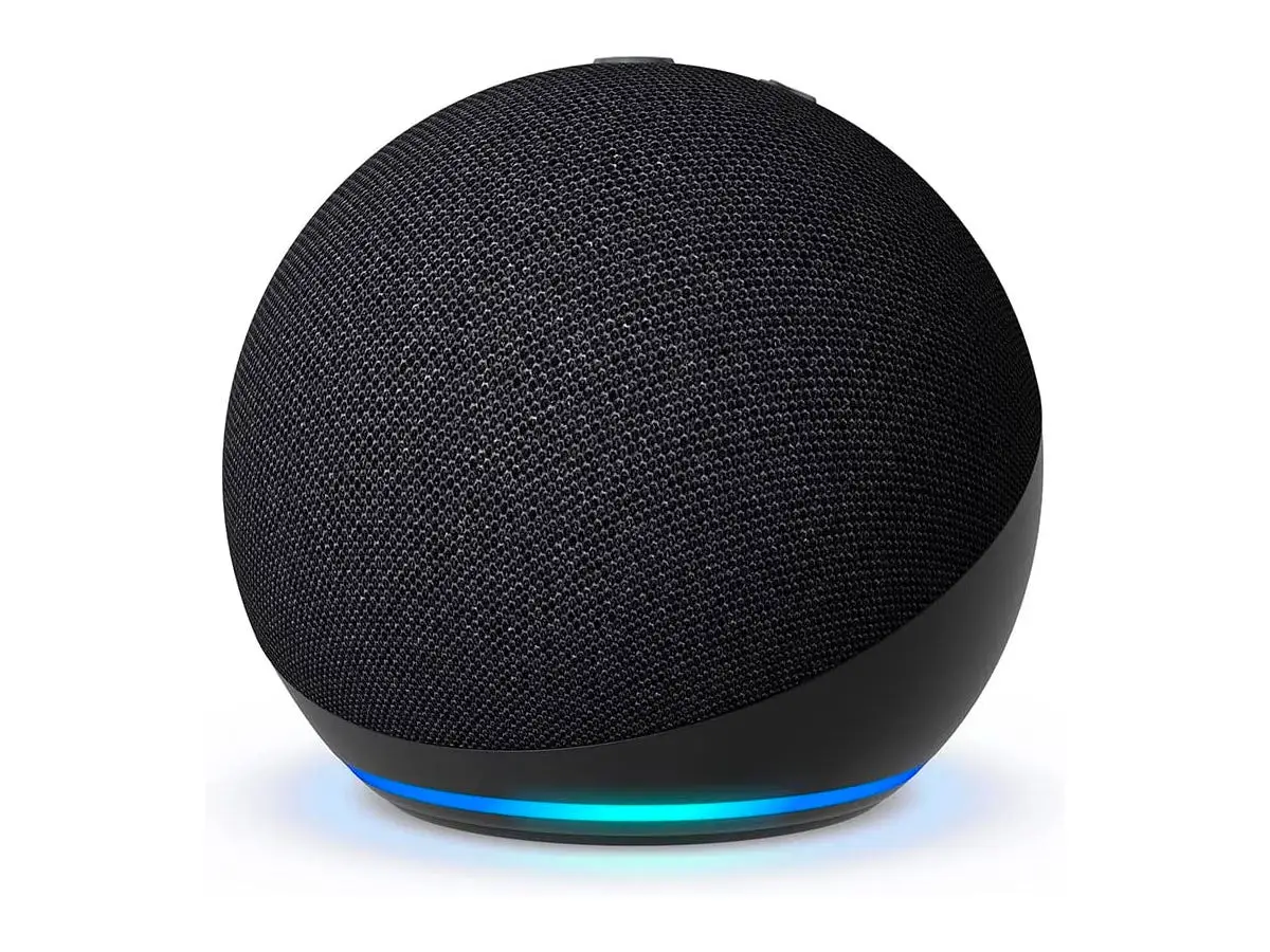 black round Echo dot