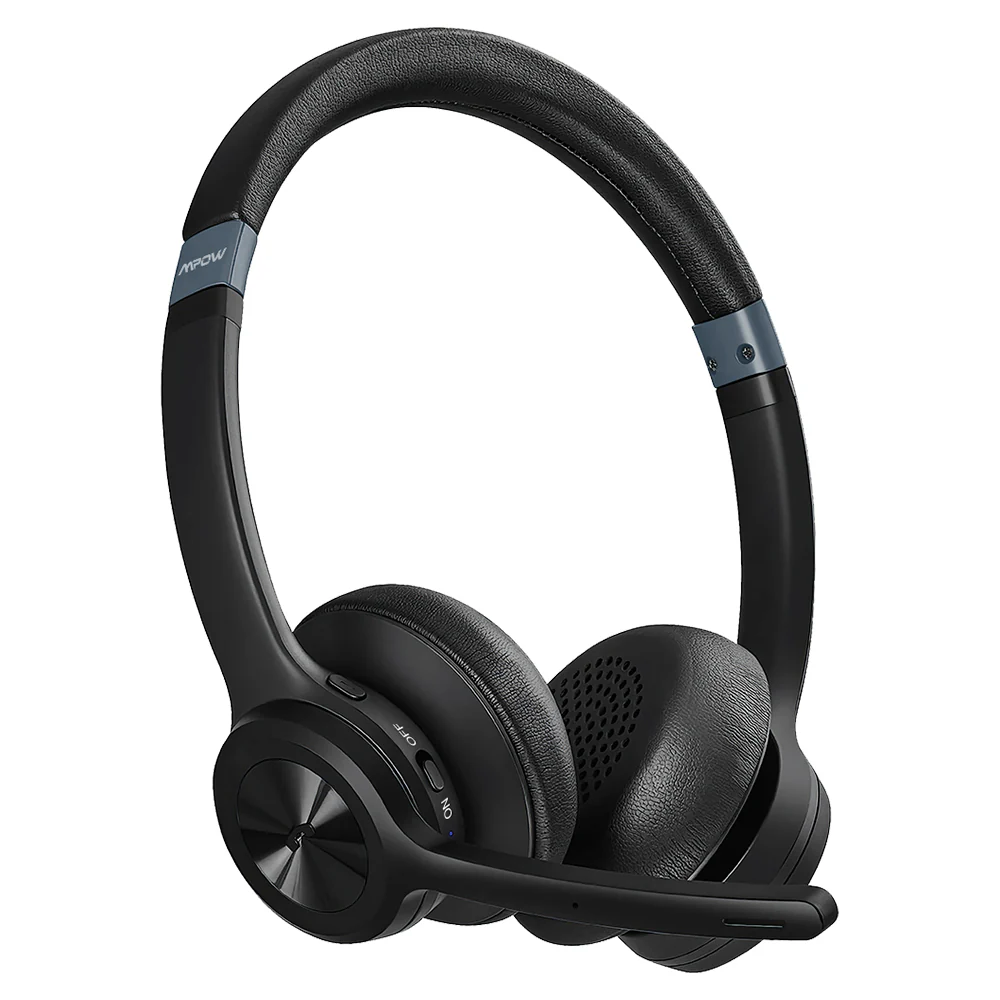 mpow black bluetooth headphones