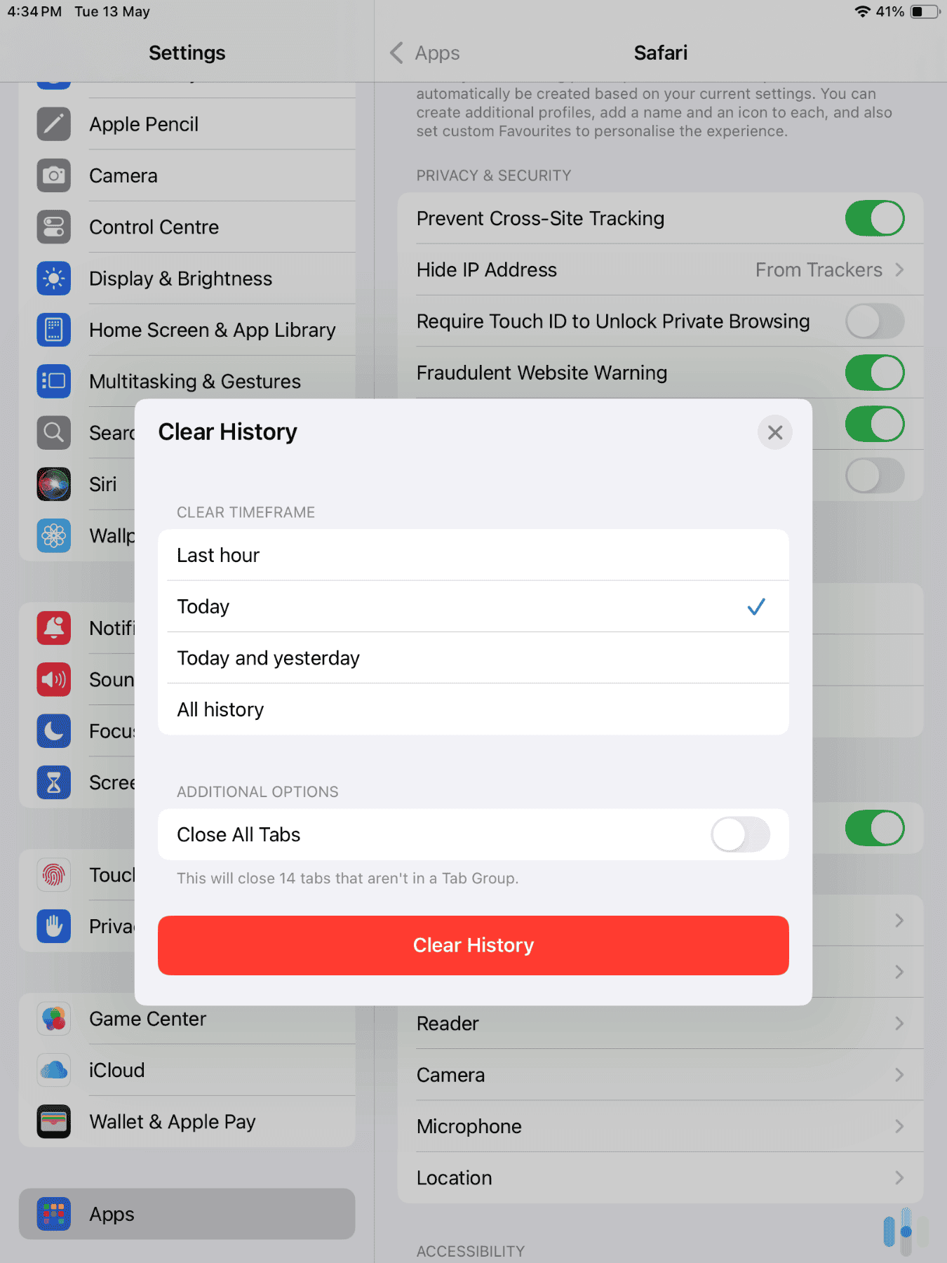 screenshot of safari browser on iphone