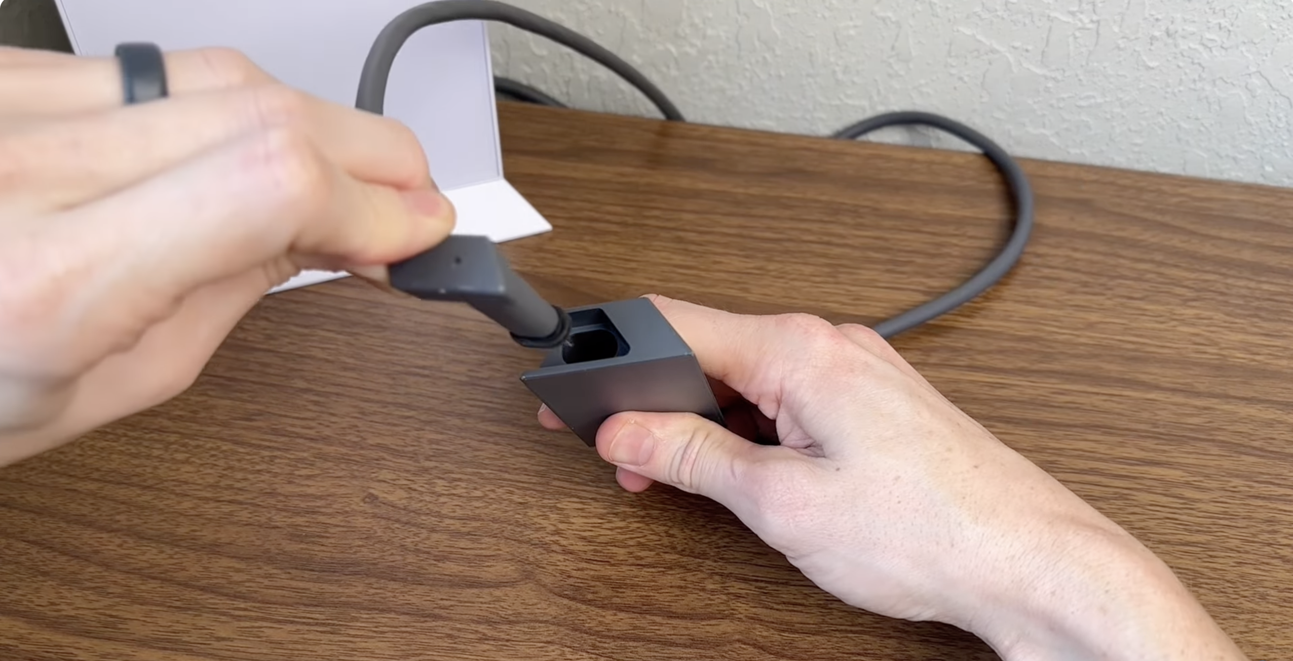 Photo of other end of the adapter