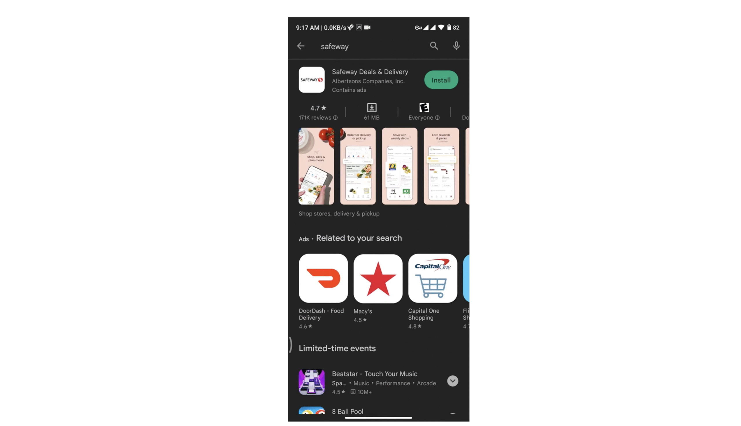 safeway app icon in playstore