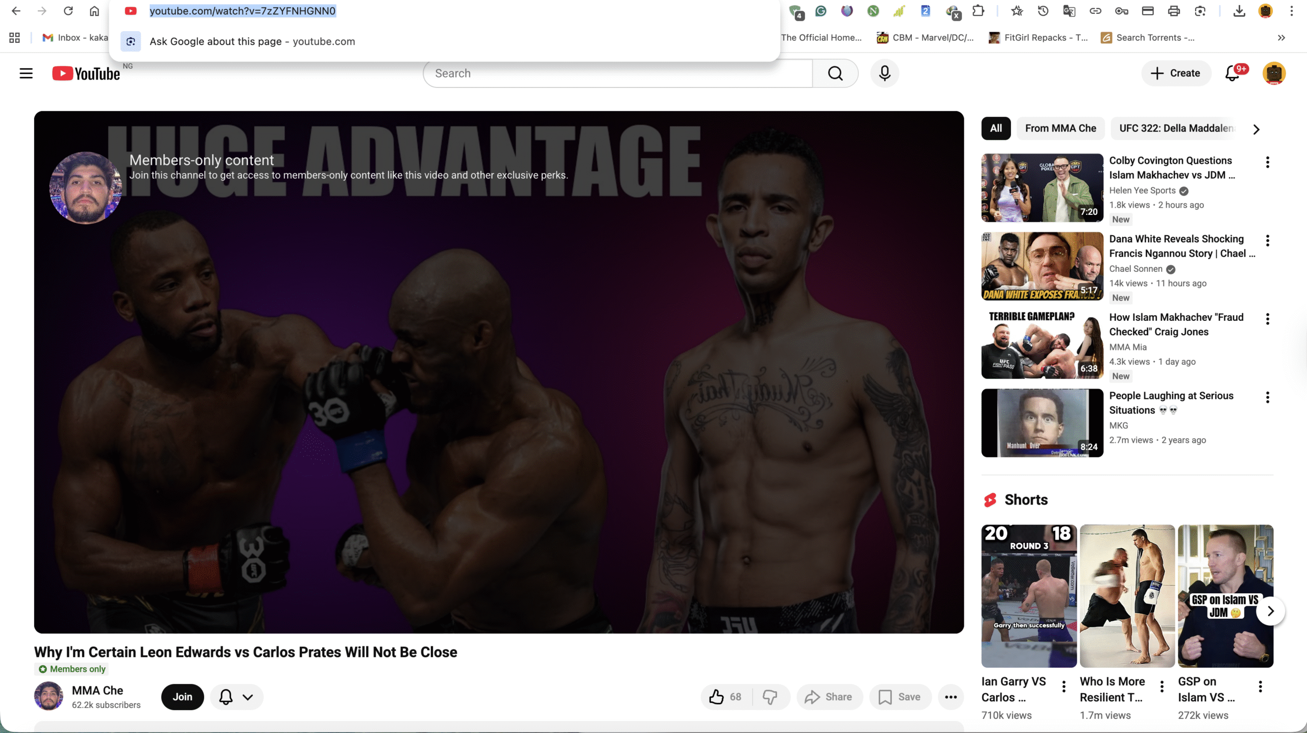 youtube video with URL