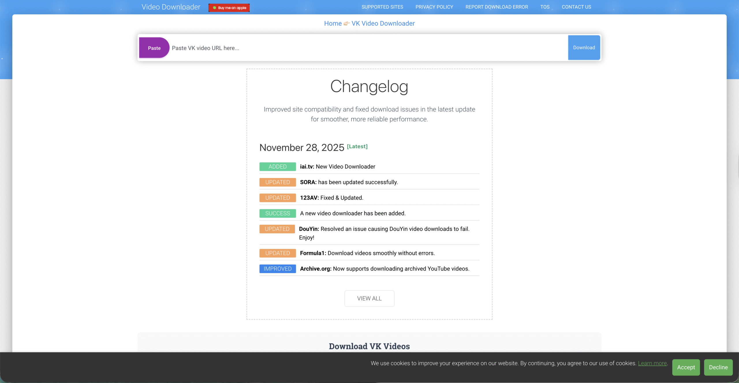 online tool to download vk videos