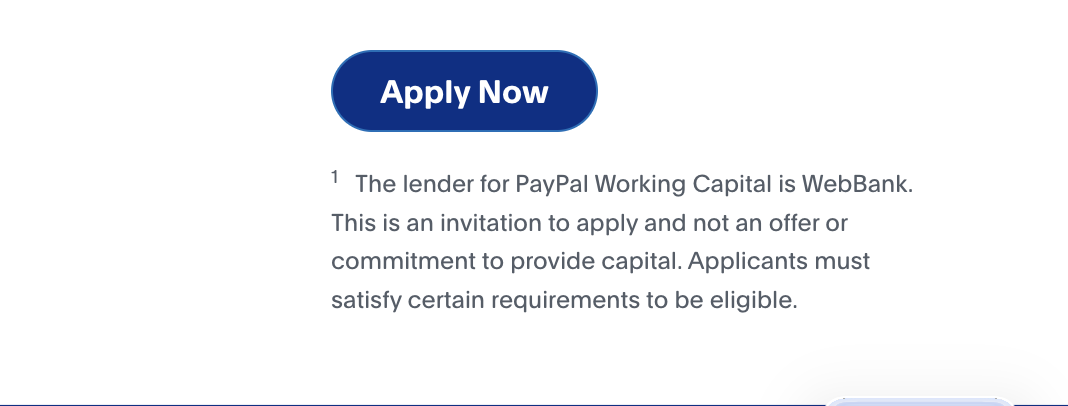 paypal apply now button