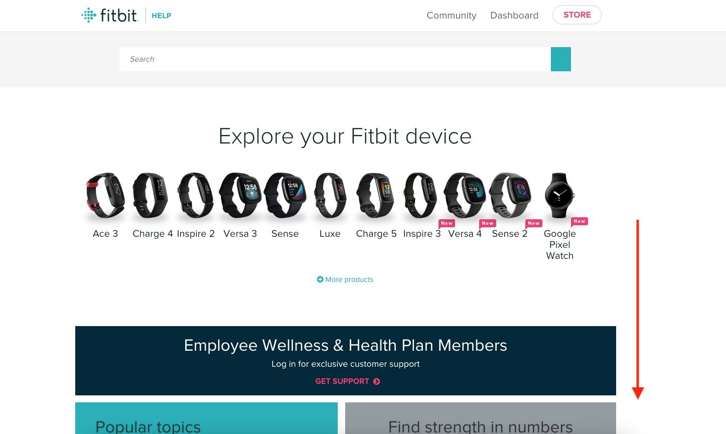 fitbit site main homepage