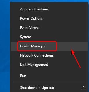 select device from start menu