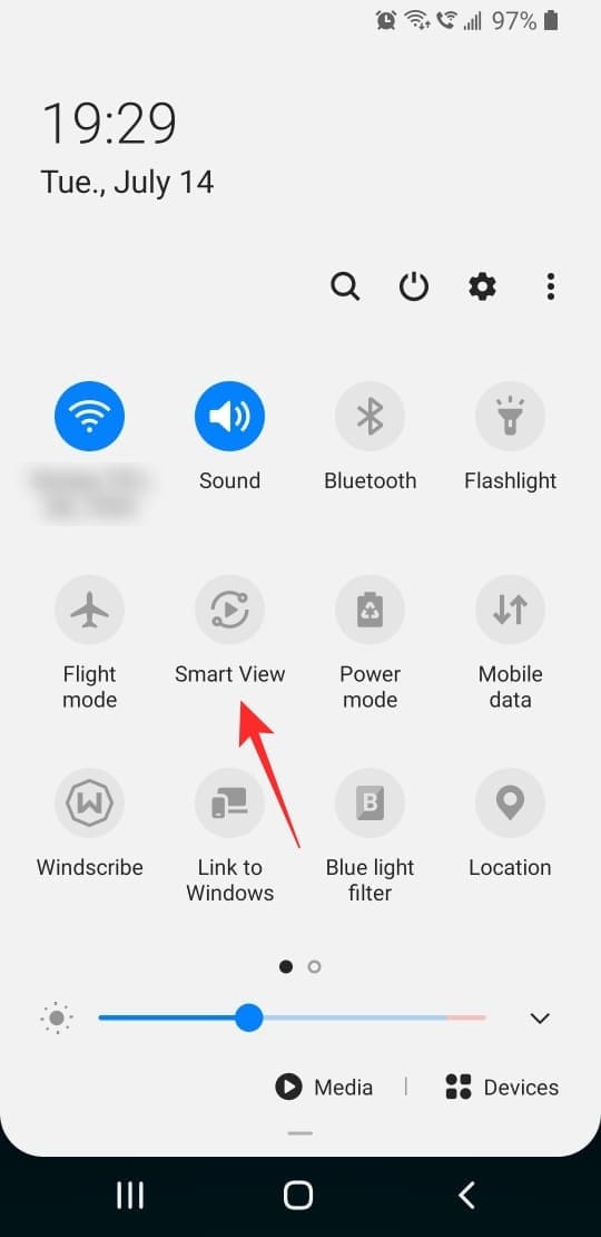 samsung notification center