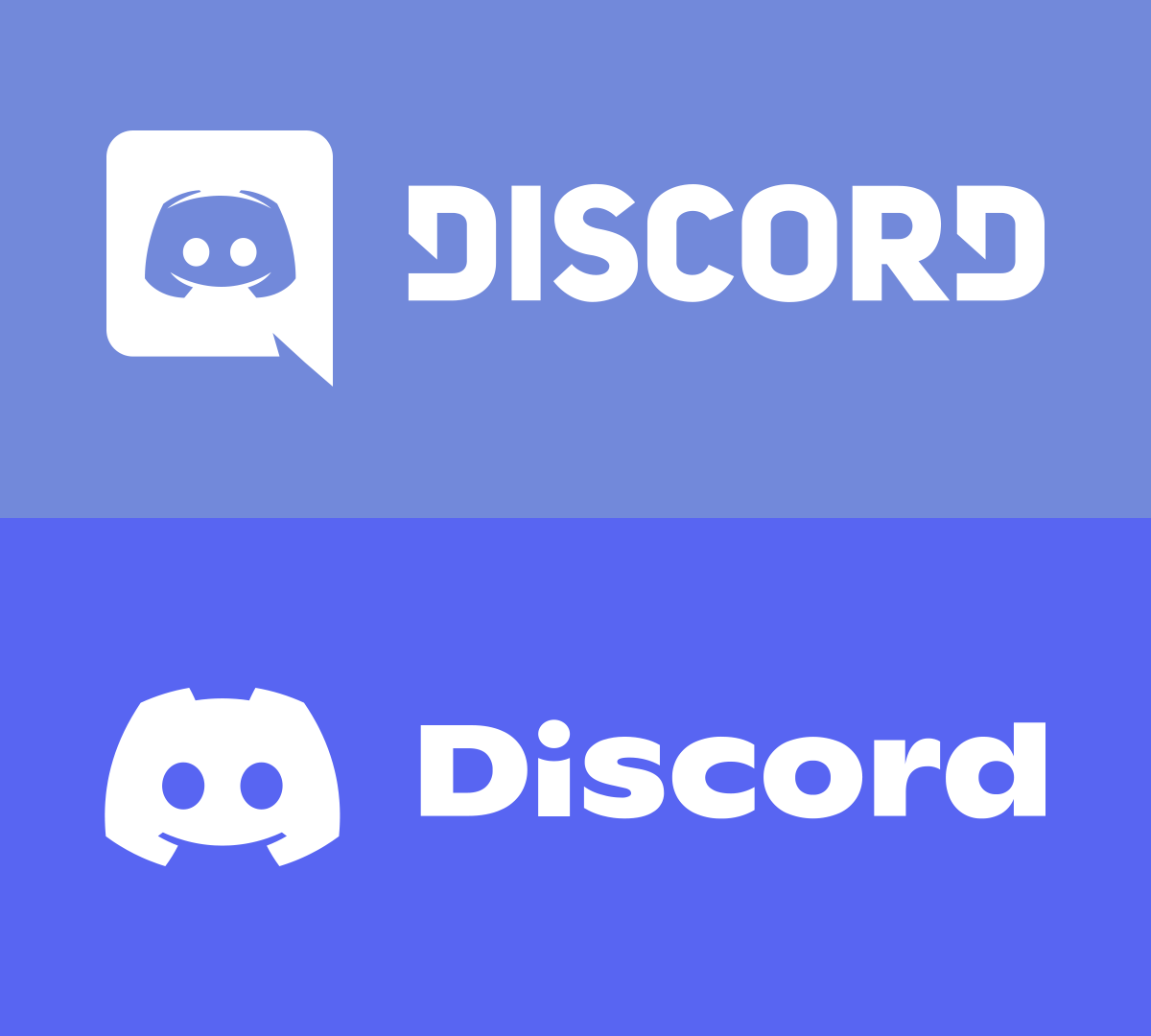 Two Discord logos above and below