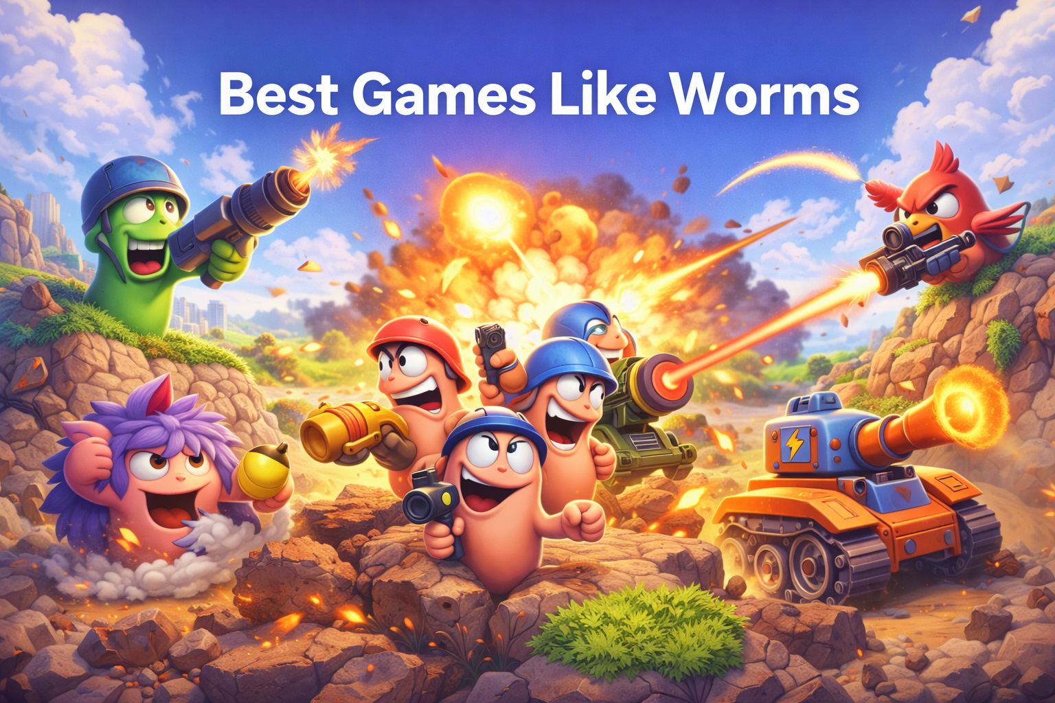 Top Worms Alternatives With Turn-Based Artillery Gameplay