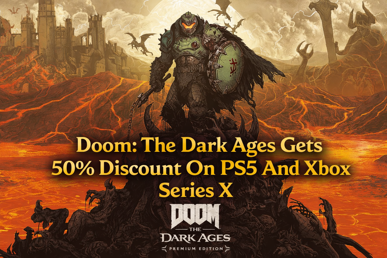 Doom: The Dark Ages Drops To 50% Off On PS5 and Xbox Series X