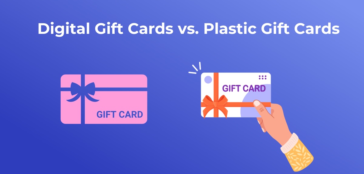 Side by side view of a plastic Max HBO Max gift card and a digital gift card
