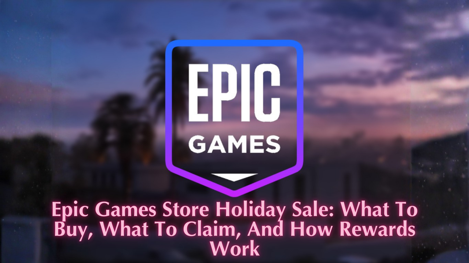 epic games logo wallpaper