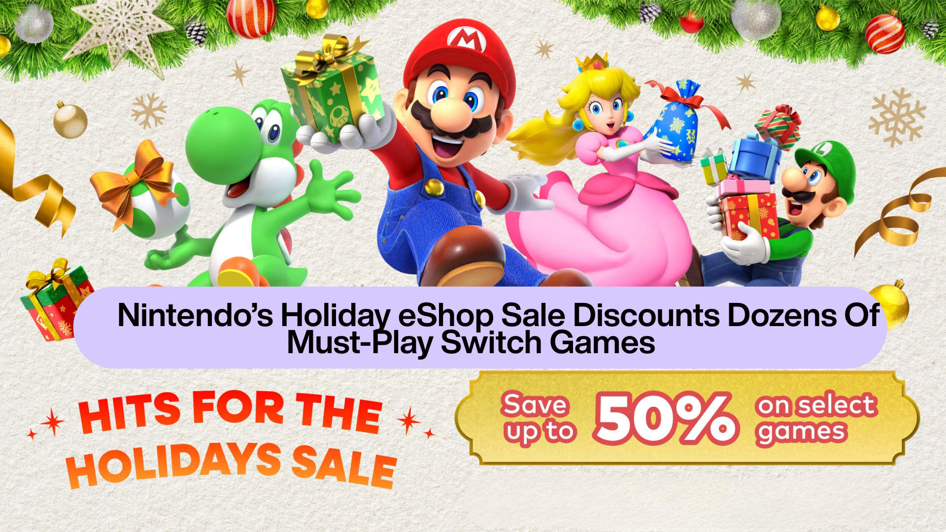 Nintendo’s Holiday eShop Sale Discounts Dozens Of Must-Play Switch Games