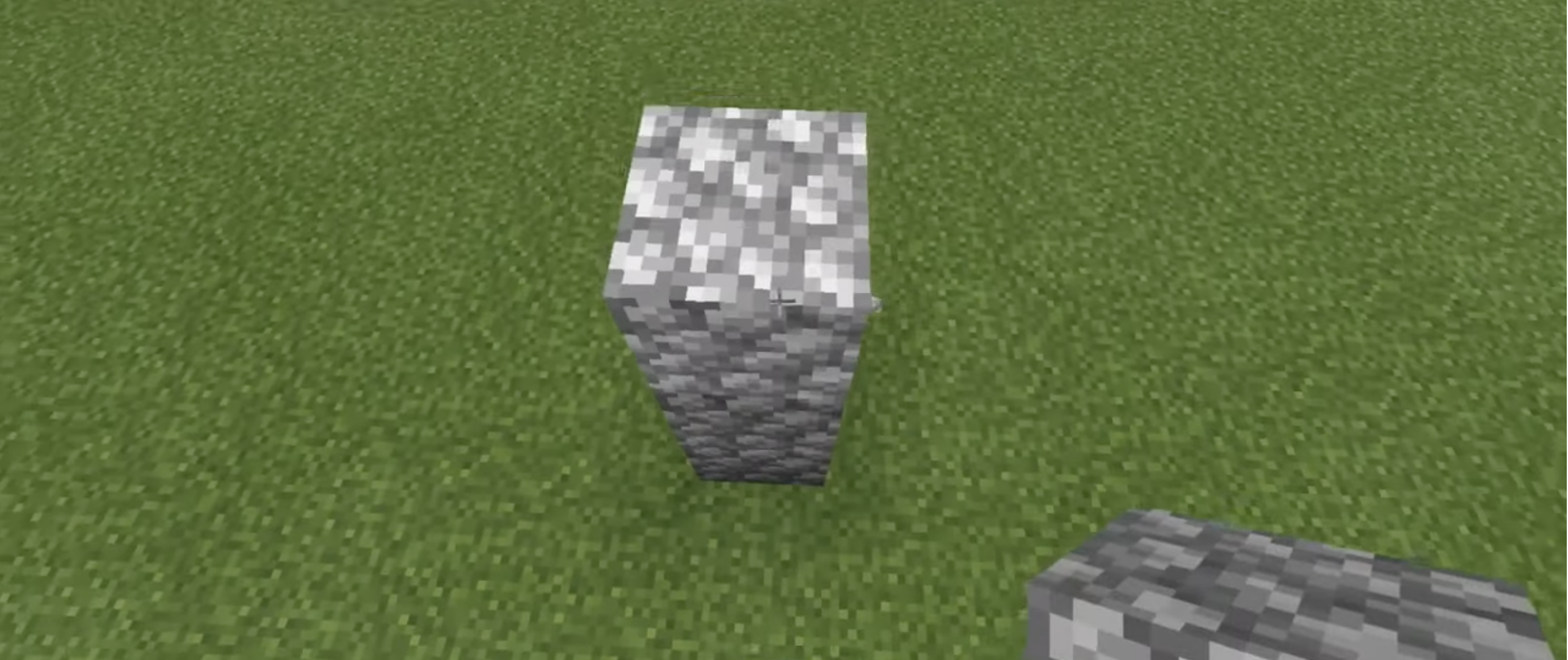 A sticky piston and two slime blocks