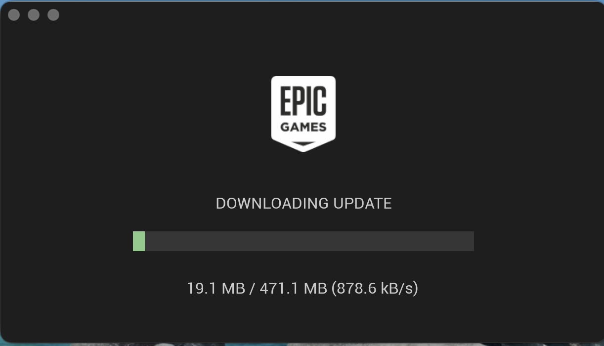 Installing the Epic Games Launcher.