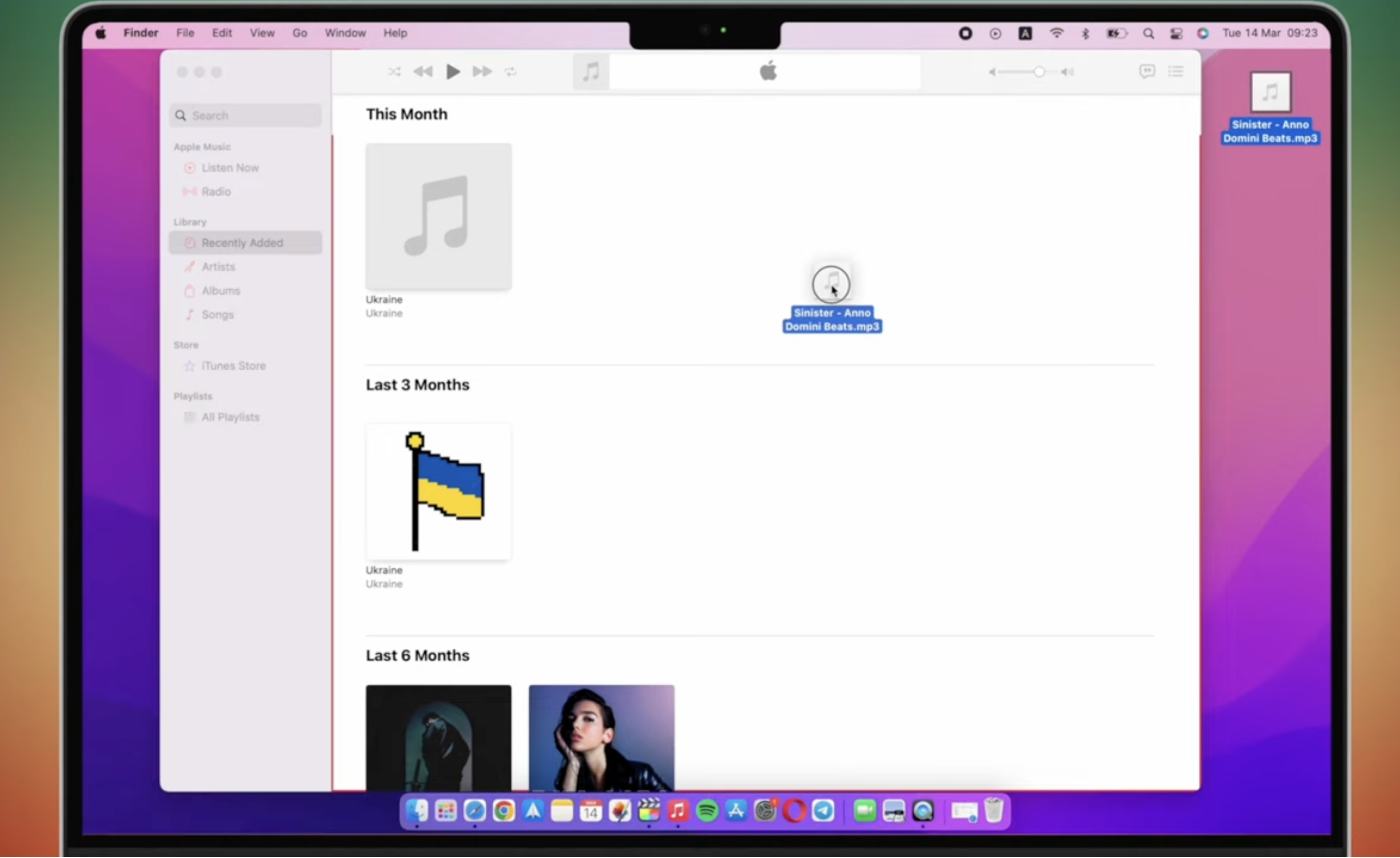 Apple Music interface.