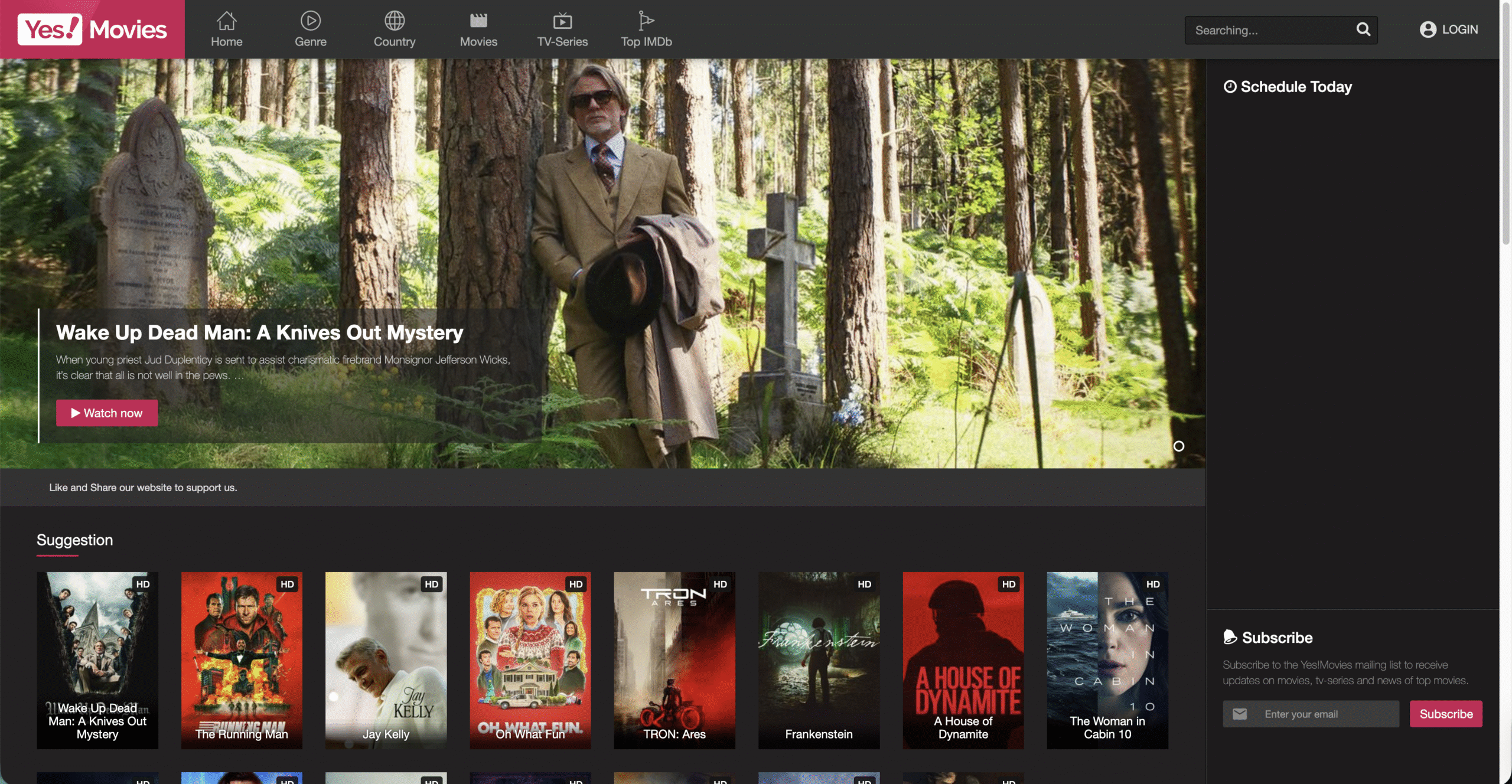 Watching free HD movies online using yes movies