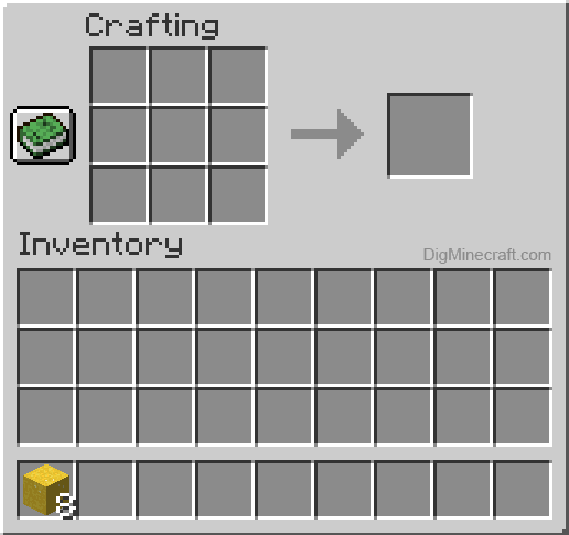 crafting table and inventory