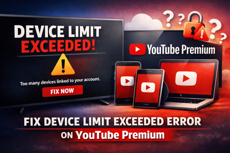 YouTube Something Went Wrong Error: How to Fix it