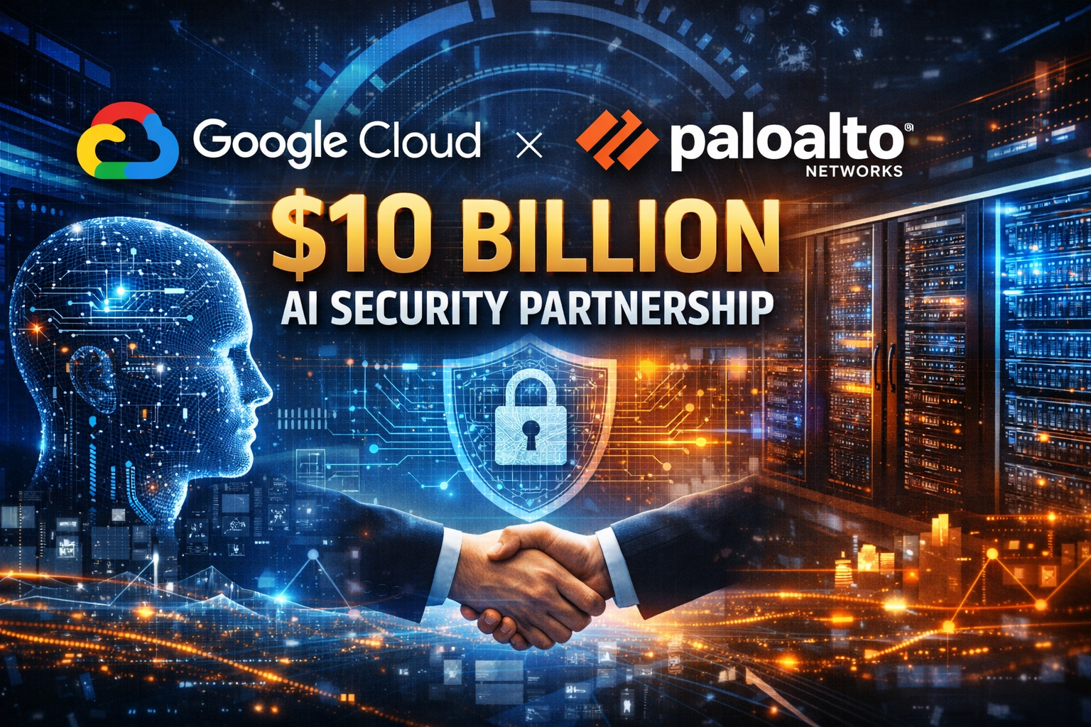 Google Cloud and Palo Alto Networks Announce $10 Billion AI Security Partnership