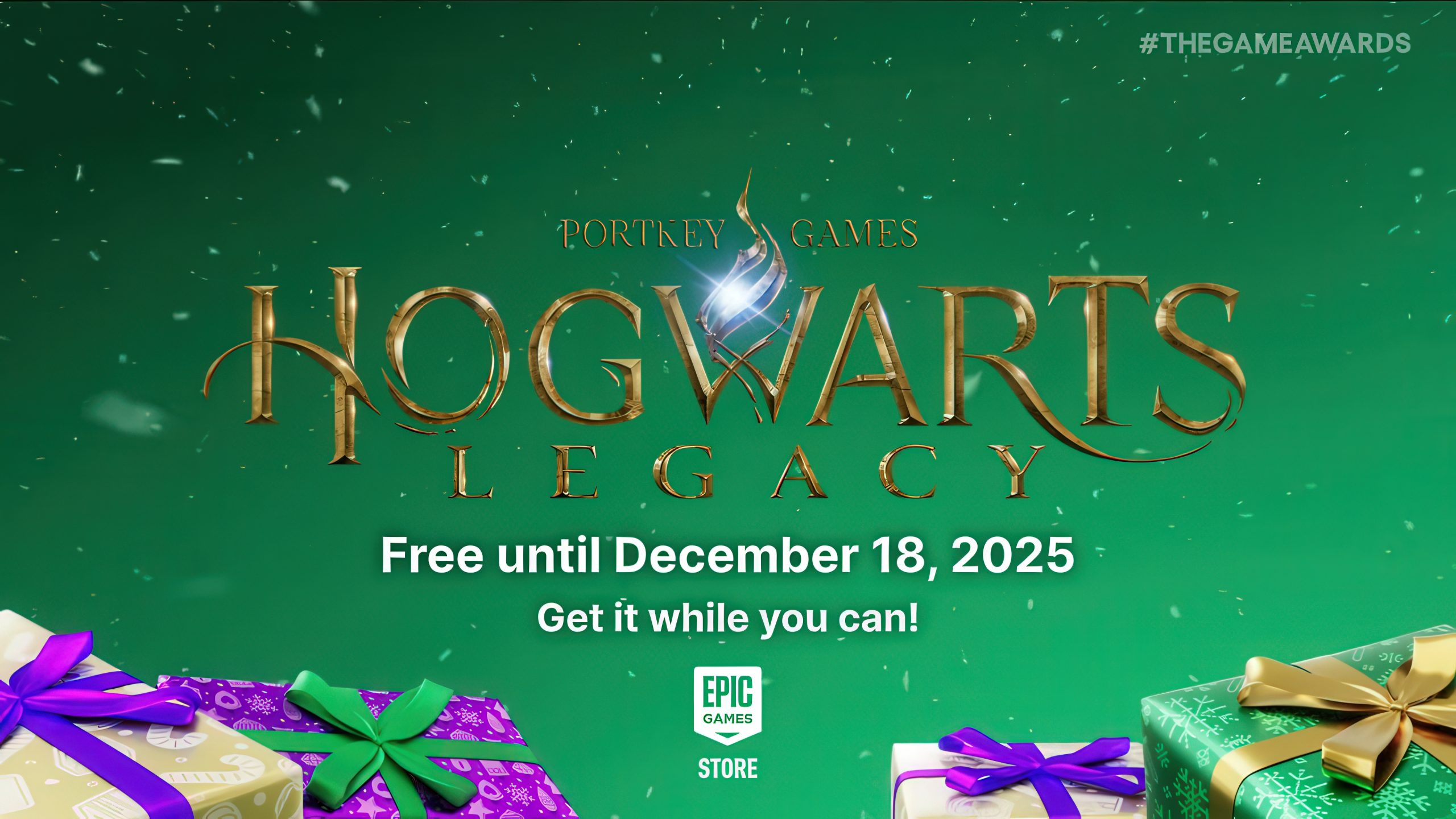 green hogwarts legacy wallpaper