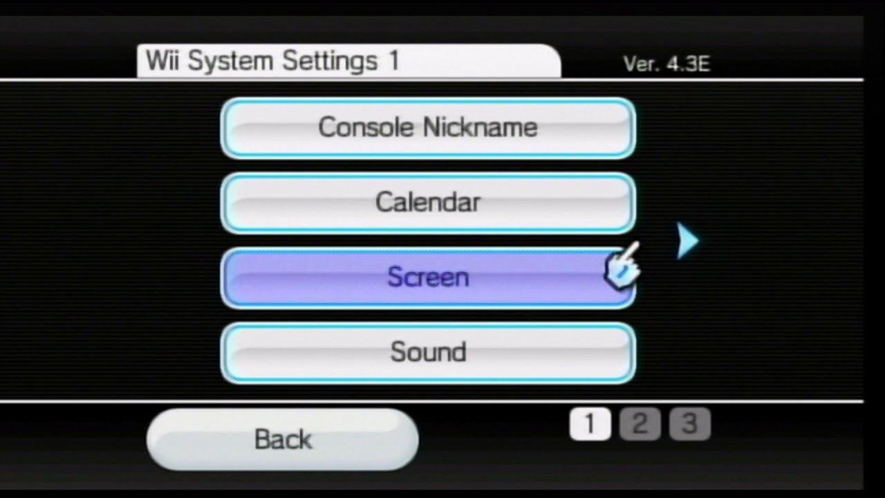 wii system update page