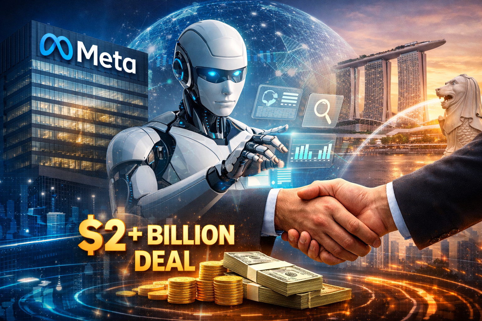 Meta Acquires AI Startup Manus in $2 Billion-Plus Deal to Boost Advanced AI Integration