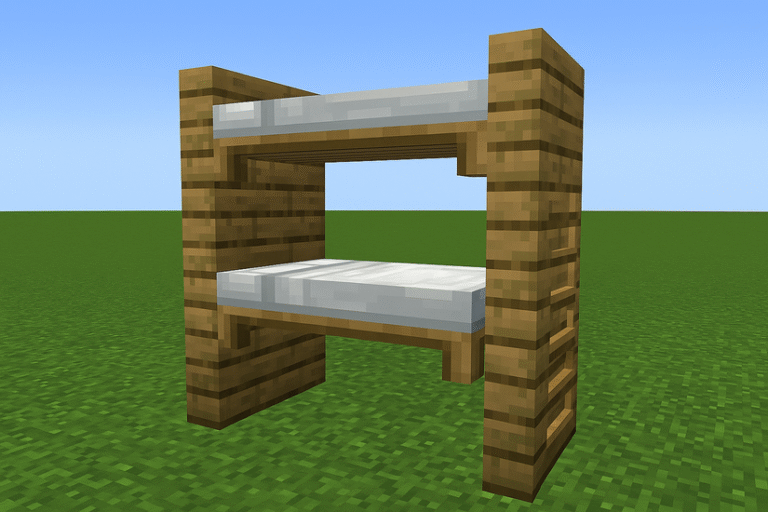 How to Make a Bunk Bed in Minecraft
