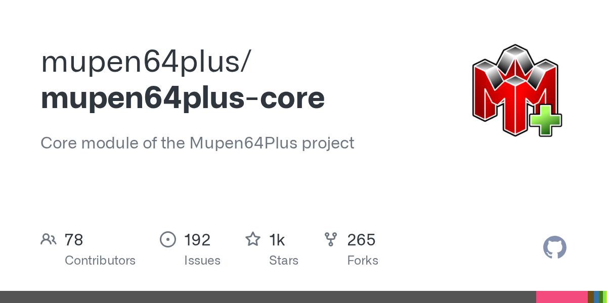 Mupen64Plus github poster