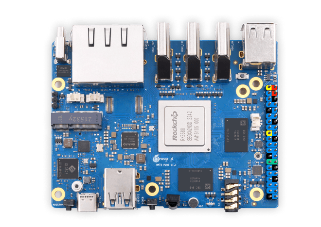 blue Orange Pi 5 Plus