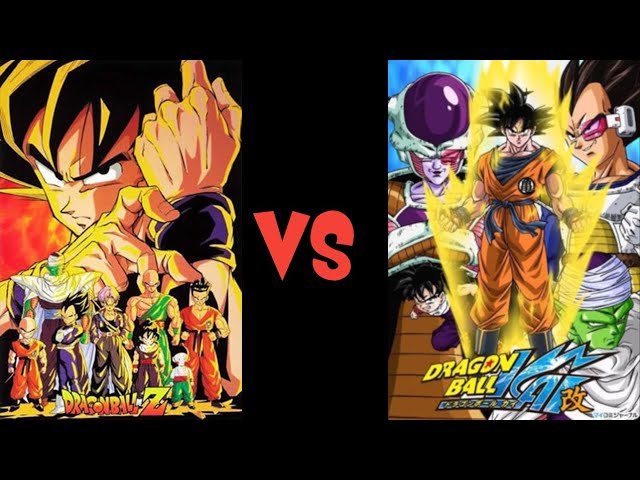 Side By Side Comparison Of Dragon Ball Z And Dragon Ball Z Kai