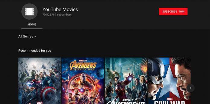 streaming marvel movies on app