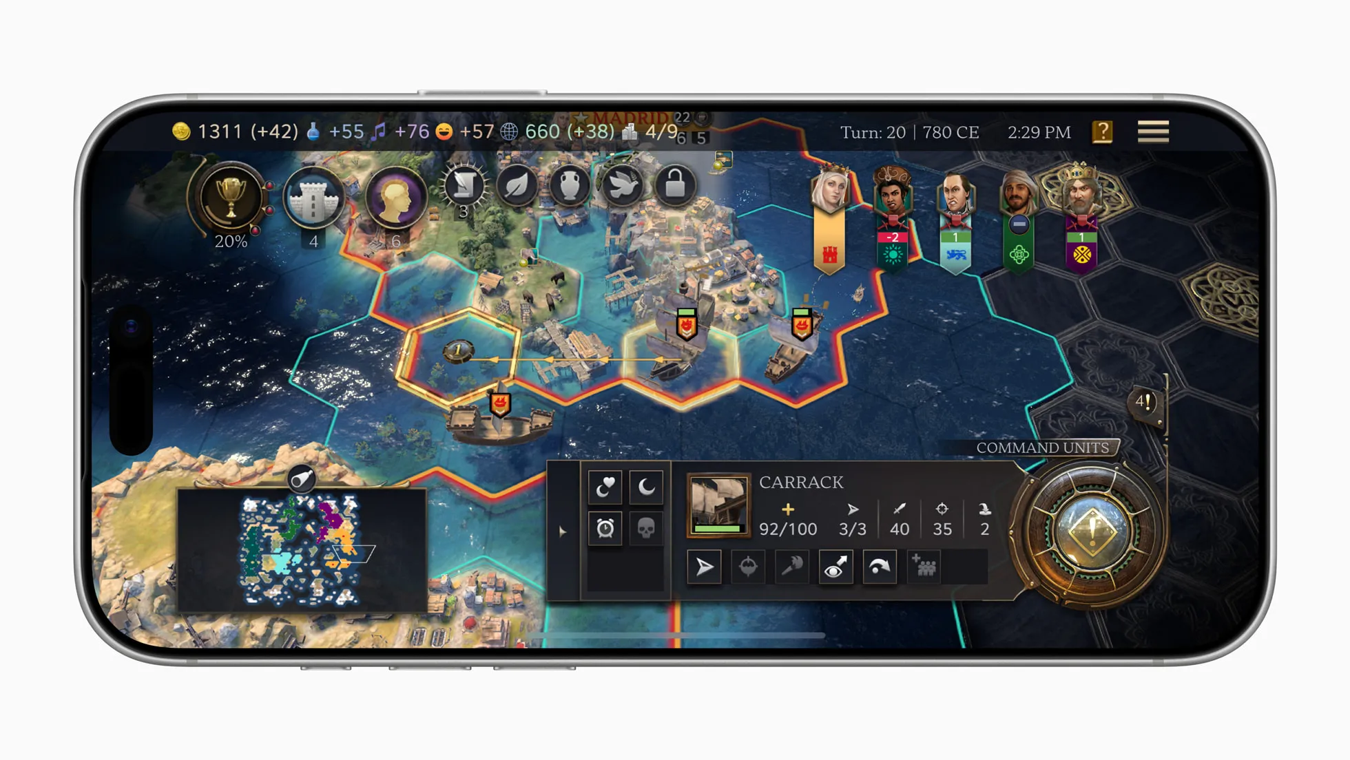 Apple Arcade Civilization VII limitations