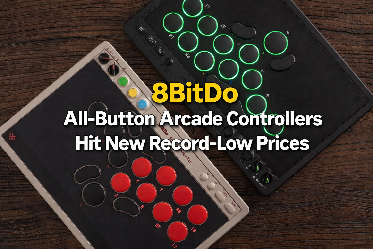 8BitDo Slashes Prices On All-Button Arcade Controllers To Record Lows