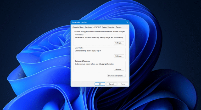 How to Open Advanced System Settings in Windows 11 and Boost Performance