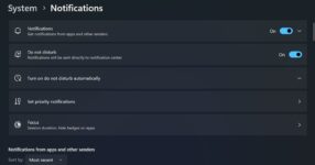 How to disable notifications on Windows 11