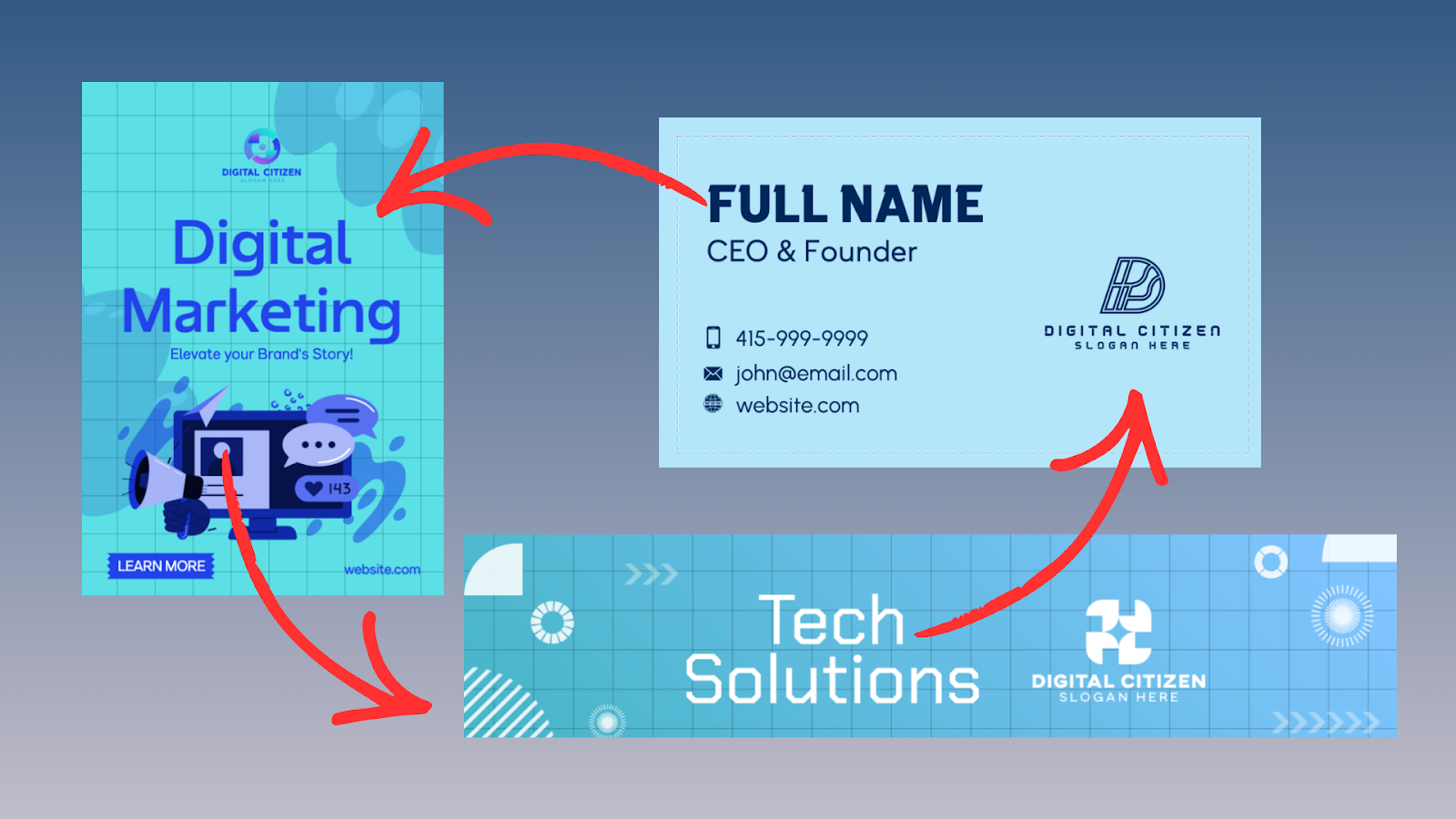 BrandCrowd brand identity