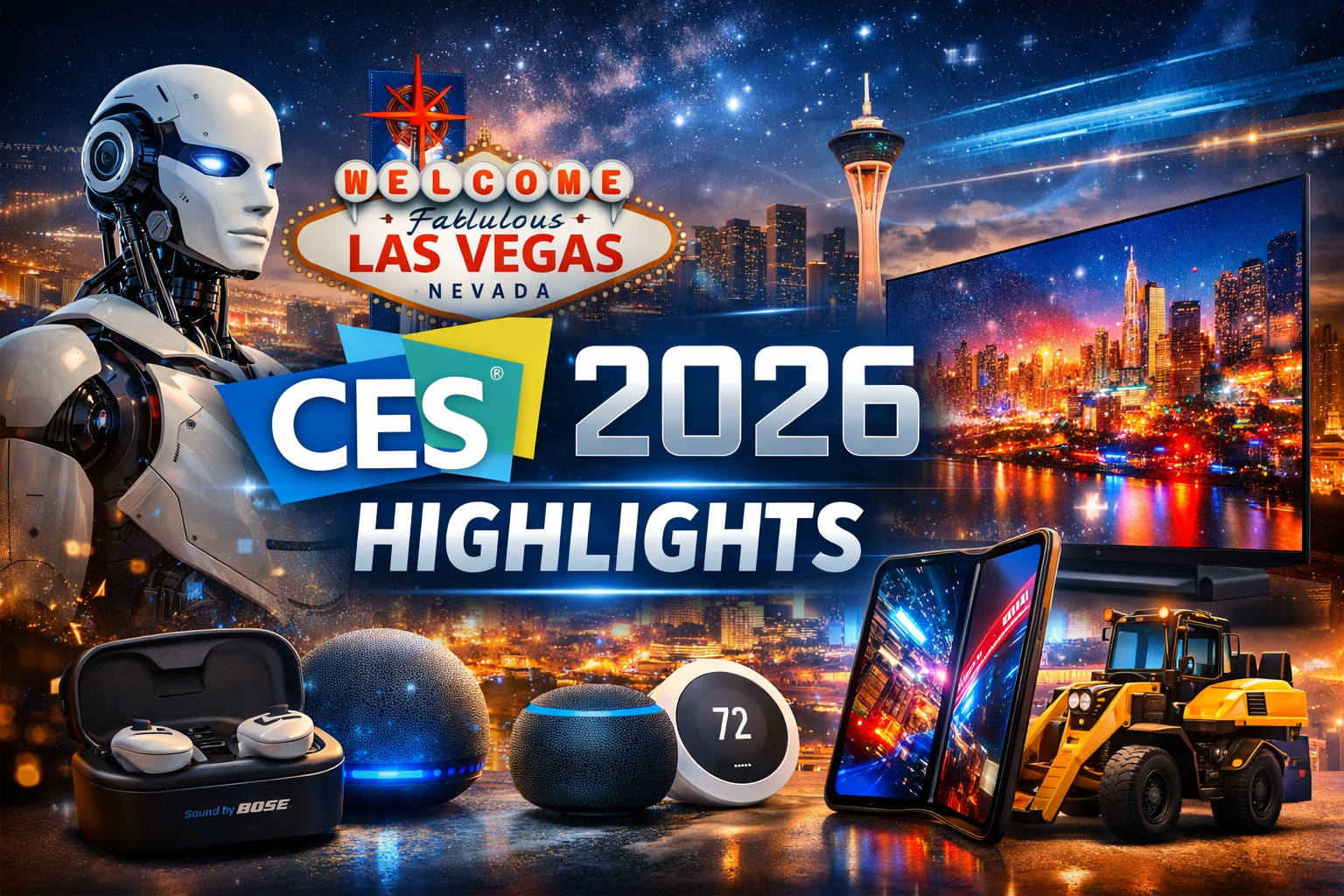 CES 2026 Highlights: The Biggest Announcements and Product Debuts