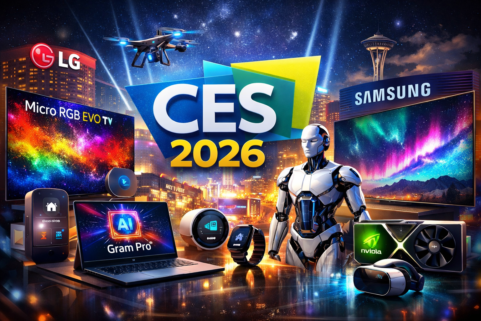 CES 2026 Kicks Off With AI, Displays, and Next-Gen Computing in Focus